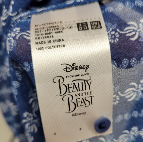 Uniqlo Disney Live Action Beauty and the Beast Blouse👚 - Picture 10 of 11